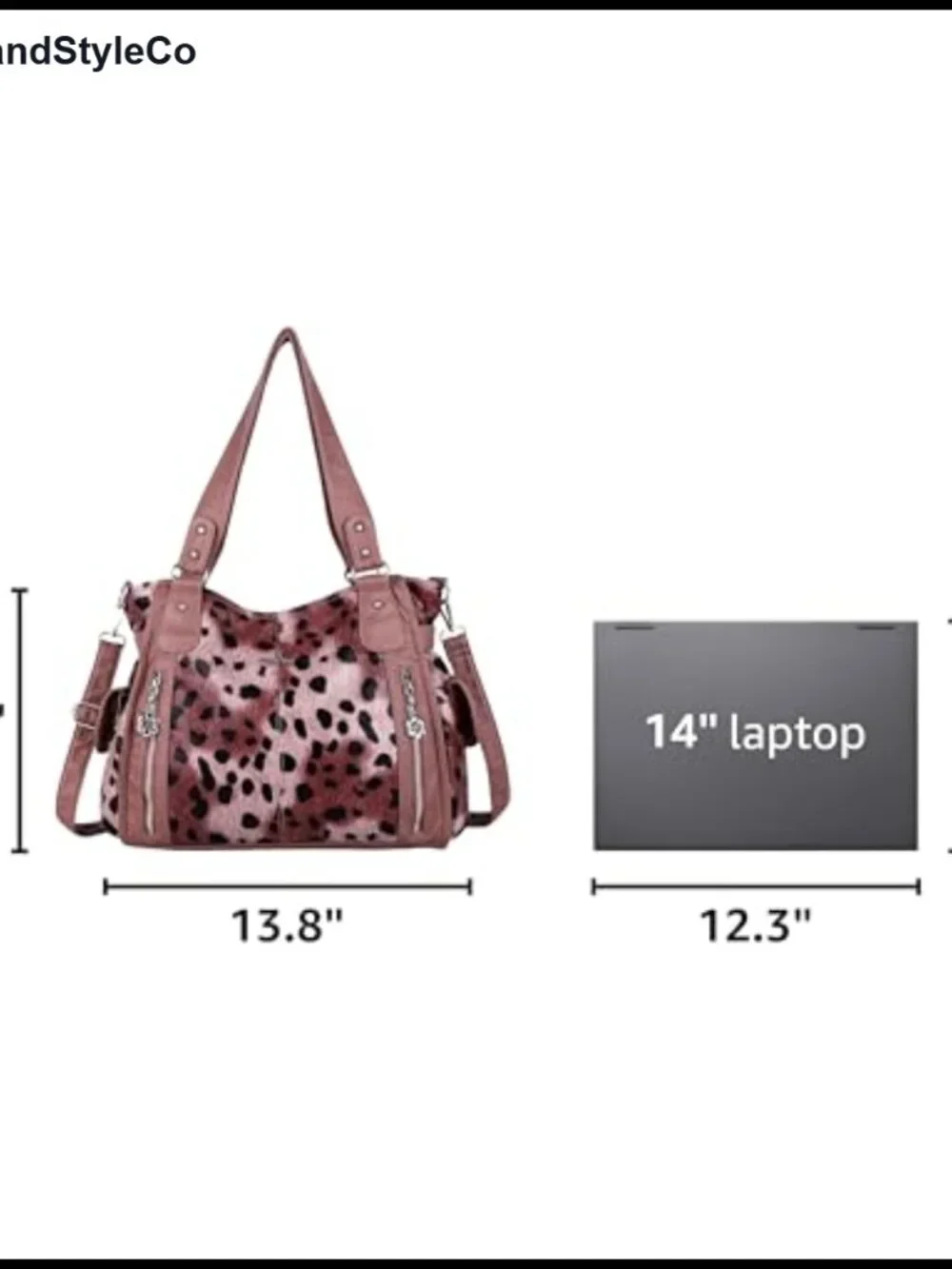 Washed Vegan Leather Top-Handle Hobo Purse Roomy Shoulder Crossbody Tote Bag